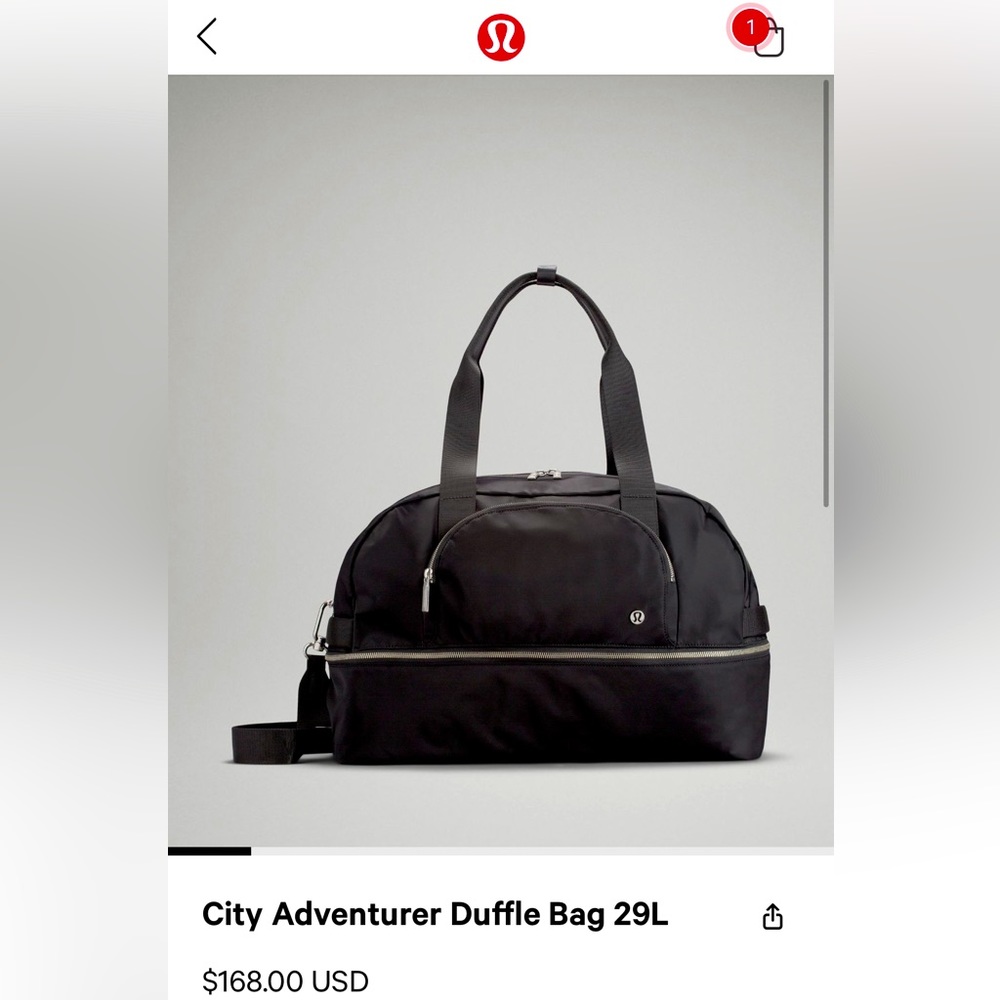 Lululemon City Adventurer Duffle Bag 29L